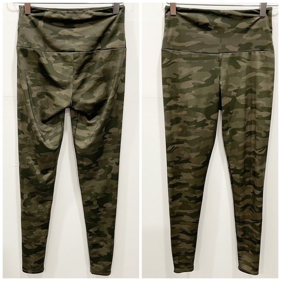 Onzie Flow High Rise Long Moss Green Leggings Small / Medium S/M - Picture 2 of 9